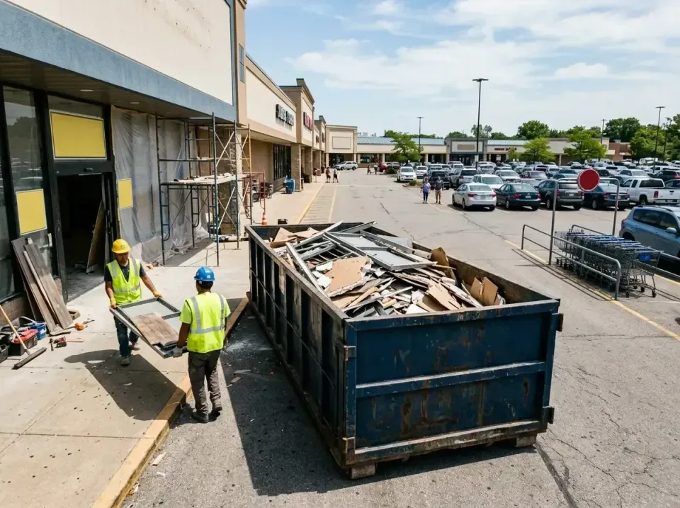 retail-store-renovation-debris-003 — frequently asked questions, Roll-off Dumpster Rentals in West Virginia